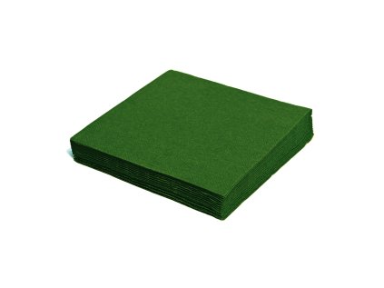 obrousky 3 vrstve 33x33cm tmavozelene 20ks