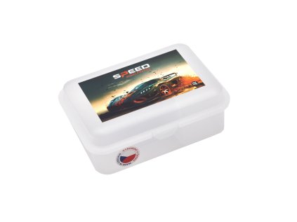 Box na svačinu s přihrádkou auto 9-37024