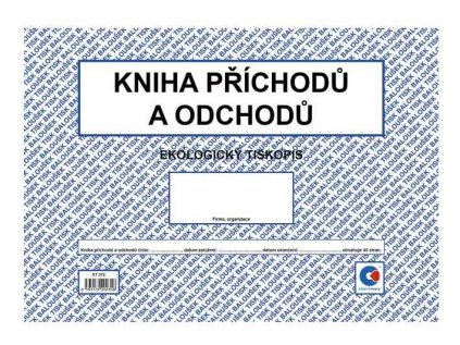 Kniha příchodů a odchodů A4 ET372 oboustranná
