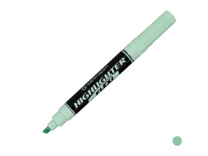 Zvýrazňovač Centropen 8542 Flexi, pastelově zelený