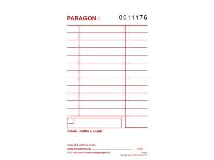 Paragon číslovaný