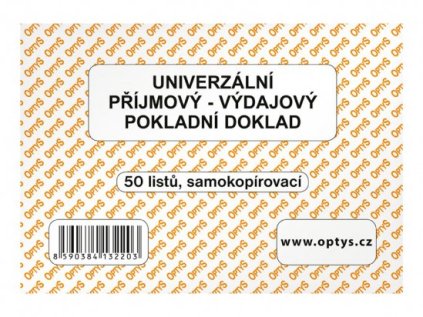 Univerzální pokladní doklad A6