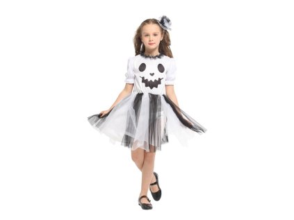 Kostým duch dívčí, vel. S 100-110 cm