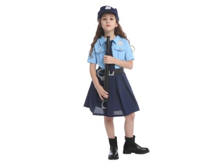Kostým policistka, vel. L 120-130 cm