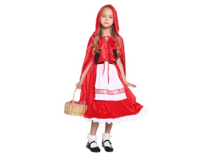 Kostým Červená Karkulka, vel. L 120-130 cm