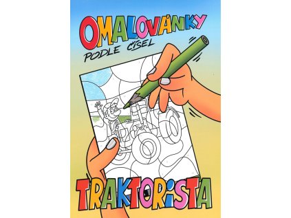 Omalovánky podle čísel A4 - Traktorista