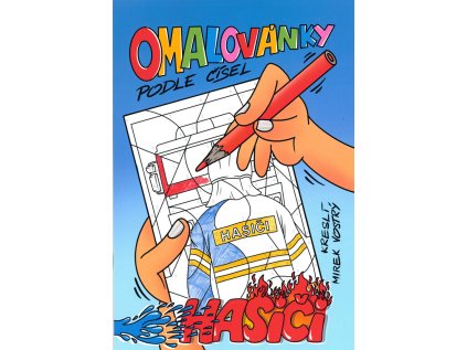 Omalovánky podle čísel A4 - Hasiči