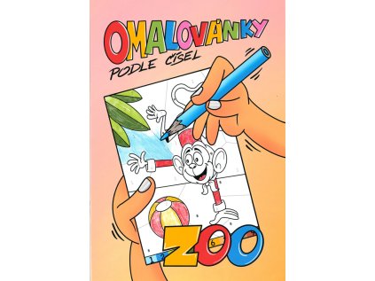 Omalovánky podle čísel A4 - ZOO