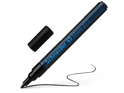 popisovac lakovy schneider maxx 271 cerna