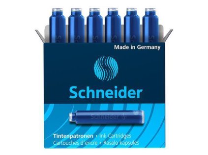 bombicky schneider 6 ks modra napln