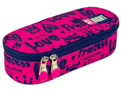 Penál oválný St.RIGHT - LOVE, PC-01, rozměry: 23 x 9,5 x 6 cm