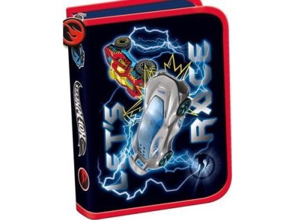 Penál jednopatrový - HOT WHEELS, Rozměry: 210 x 135 x 35 mm