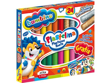 Modelovací hmota BAMBINO - plastelína 24 barev