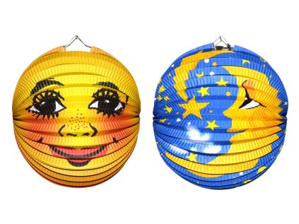 Lampion koule měsíc 25cm