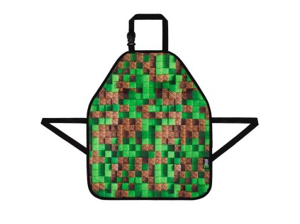 Dětská zástěra - Pixel Cubes, rozměry 41,5 x 49 cm