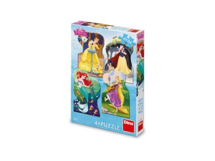 PRINCEZNY A KAMARÁDI 4x54 Puzzle NOVÉ