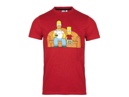 TRIČKO HOMER SIMPSON Erv 39037 červené (Velikost S)