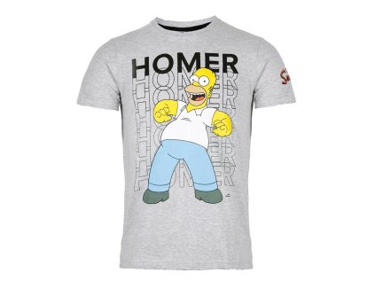 TRIČKO HOMER SIMPSON Erv 39037 šedé (Velikost S)
