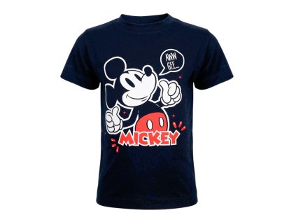TRIČKO DISNEY MICKEY Erv 39153 tm. modré (Velikost 92)