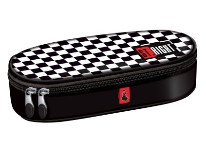 Penál oválný St.RIGHT - K-pop Chain, PC-01, rozměry 23 x 9,5 x 6 cm