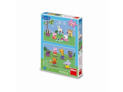 PEPPA PIG A KAMARÁDI 2x48 Puzzle