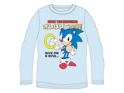 CHLAPECKÉ TRIČKO SONIC světle modré (Velikost 104)