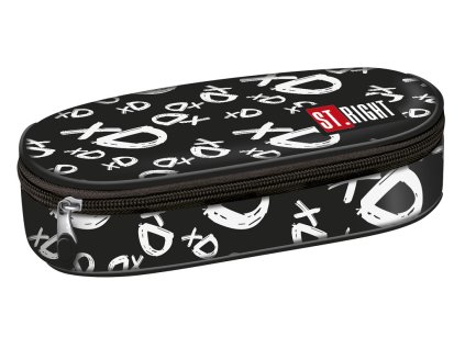 Penál oválný, St.RIGHT -xD, rozměry: 23 x 9,5 x 6 cm