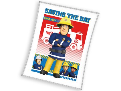 40978 detska deka pozarnik sam hrdina 130x170