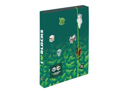 Oxybag Box na sešity A5 Jumbo Playworld ve stylu Minecraft 8-74226