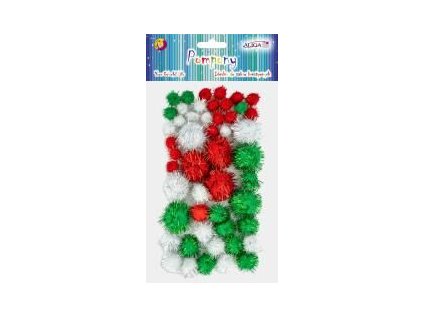 Bambulky metalické mix barev 50 ks