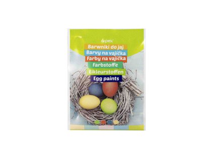 Barvy na vajíčka - mix 4 x 2,5 g