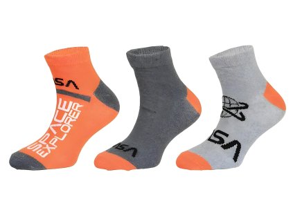 SADA 3 KS PONOŽKY NASA Erv 39268-2 orange (Velikost 23-26)
