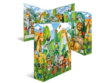 Designový pákový pořadač A4 7cm karton motiv -džungle