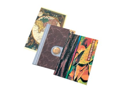 kniha zaznamova linkovana a5 s registrem 150 listova