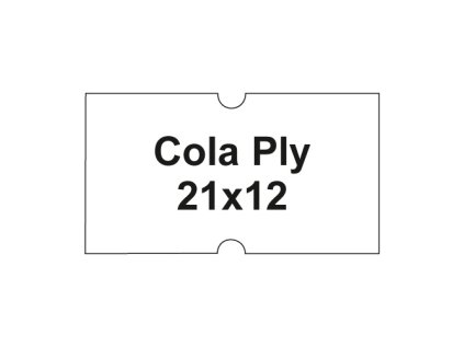 etikety cen cola ply 21x12 hranate 1250 etiket kotoucek bile