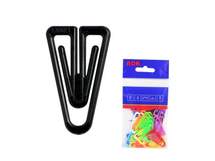 dopisni spony plastove 623 tvar v 35 mm 30 ks