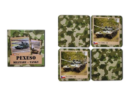 Pexeso retro Military Tanky