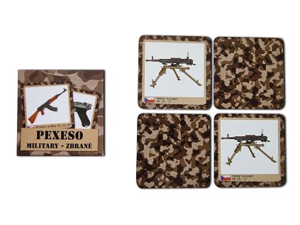 Pexeso retro Military Zbraně