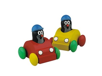 Pískající Krtek v autíčku