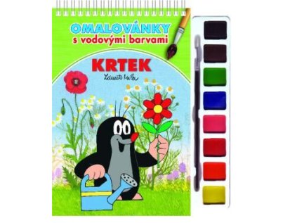 AKIM omalovánky A5 s barvami Krtek 3