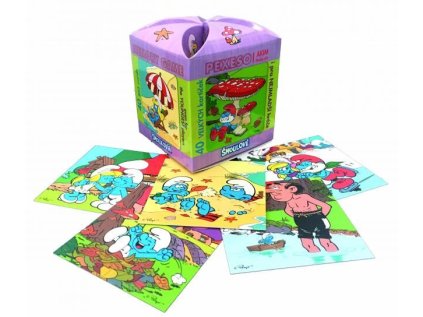 Pexeso v boxu MAXI - Šmoulové