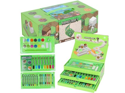 KRESLÍCÍ KUFŘÍK MINECRAFT ML min01069 (Velikost uni)