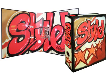 Designový pákový pořadač A4 7cm karton motiv Graffiti (STYLE)