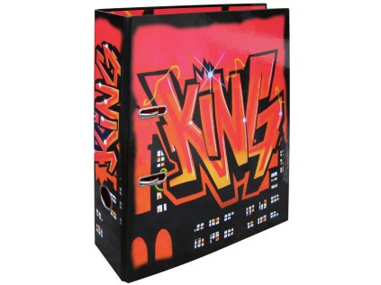 Designový pákový pořadač A4 7cm karton motiv Graffiti (KING)