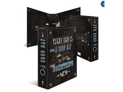 Designový pákový pořadač A4 7cm karton motiv - Dobrý den