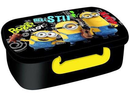 Svačinový box Mimoni - černý