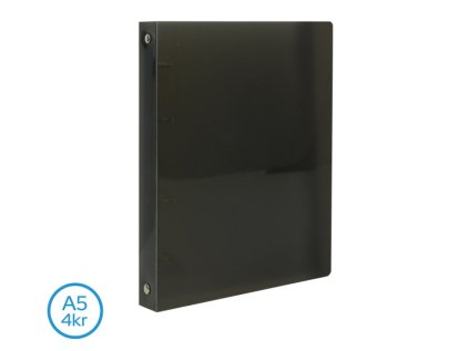 Pořadač LUMA A5 4 kroužkový kouřový