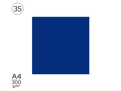 Papír A4 barevný modrý tmavě