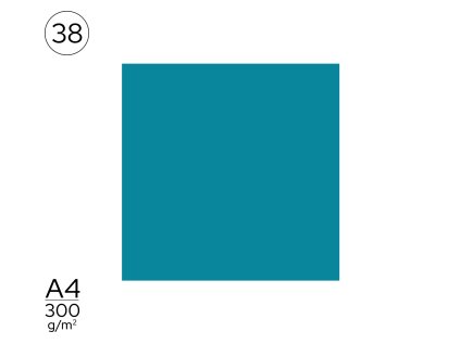 Papír A4 barevný tyrkysový
