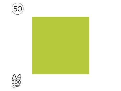 Papír A4 barevný zelený bledě